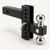 Adjustable Dual-Ball Hitch Mount Adjustable Dual-Ball Hitch Mount