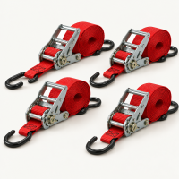 Four-Piece Ratchet Tie-Down Kit Four-Piece Ratchet Tie-Down Kit
