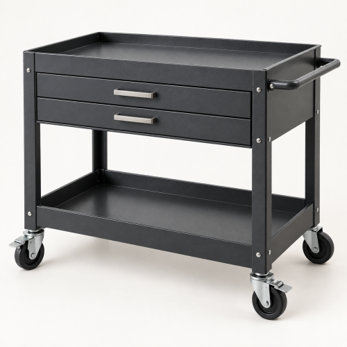 Two-Drawer Rolling Tool Cart